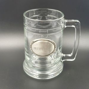 MUDBUGS Clear Glass Beer Mug
